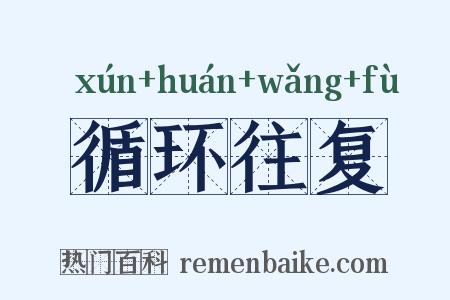 循环往复是什么意思的图片